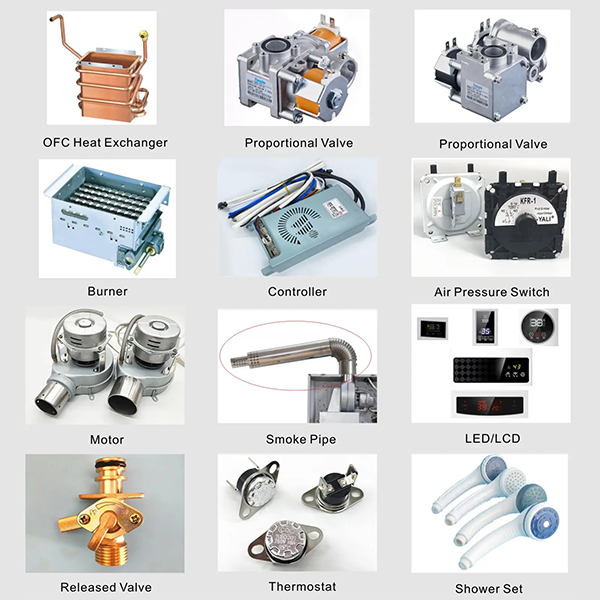 Digital Constant Type Water Heater Home appliance Stainless Steel NG Gas Water Heater Constant Temperature LPG Gas Geyser