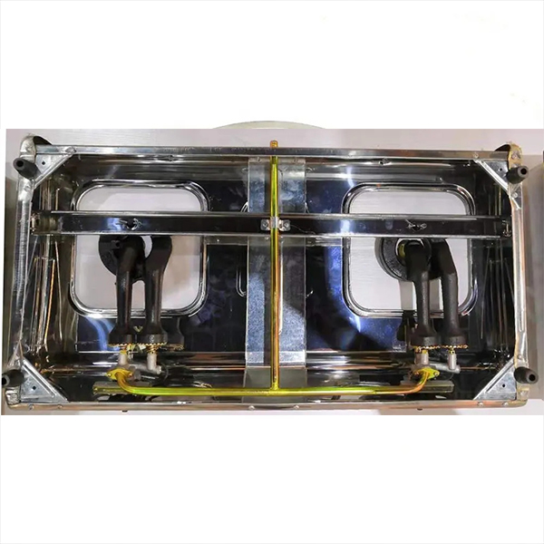 JE-SGS0146 Factory Supply Double Burner Energy Saving Modern Style Household Gas Stove Smooth Ceramic Tabletop Gas Cooker