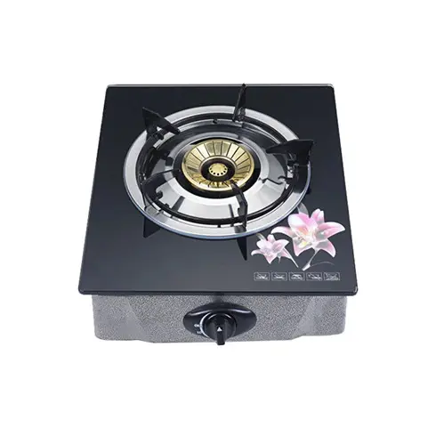 Auto ignition single Burner Table Gas Cooker Tempered Glass Gas Cooktops