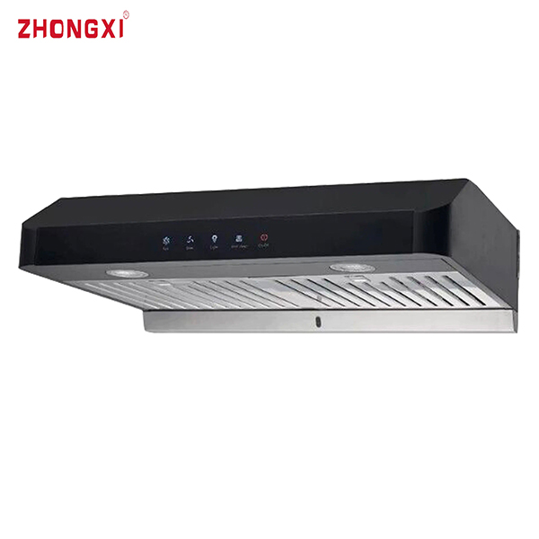 stainless steel chimney copper motor 90cm baffle filter kitchen extractor range hood
