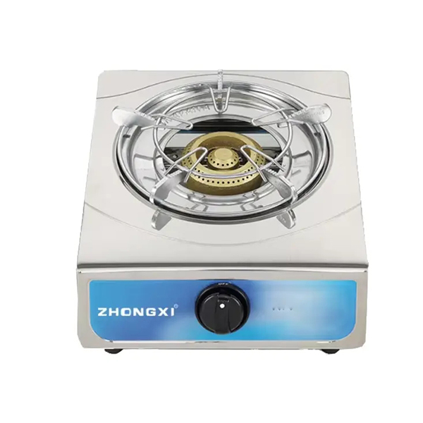 JE-SGS0130 Stainless Steel Single Burner Gas Stove LPG NG Gas Cooktops Honeycomb Stove Kitchen Appliance Household Gas Cooktops
