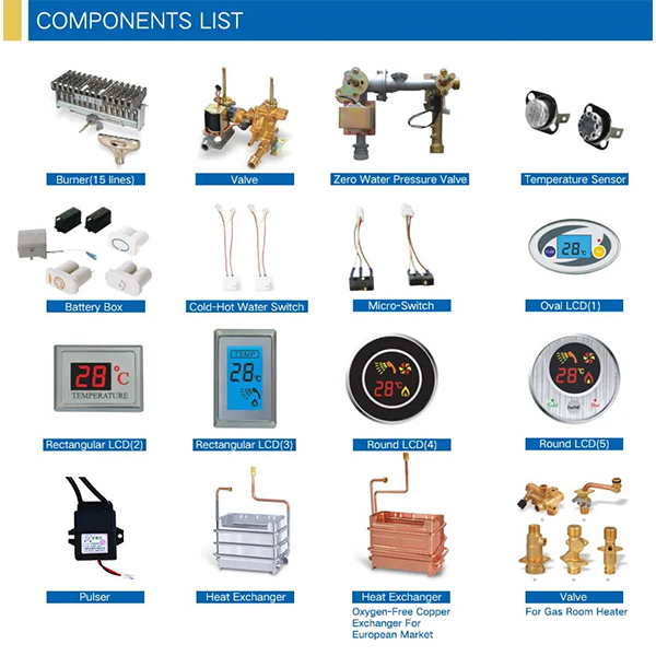 gas water heater parts gas water heater pulse generator
