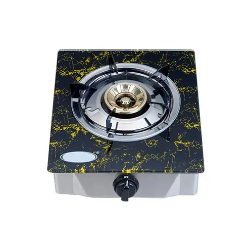 Auto ignition single Burner Table Gas Cooker Tempered Glass Gas Cooktops