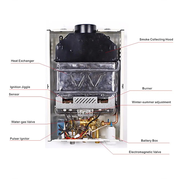 8L Gas Water Heater household bathroom fast heating thermostatic LPG water heater