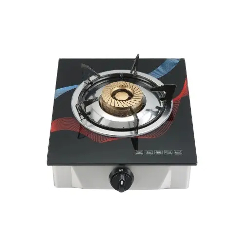 Auto ignition single Burner Table Gas Cooker Tempered Glass Gas Cooktops